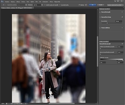 Příklad vylepšení: Funkce Blur v Photoshopu z CS6