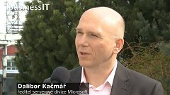 Dalibor Kačmář, ředitel serverové divize Microsoftu, hovoří o nabídce Microsoftu pro datová centra.