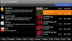 Ghost Commander, výborný klon Norton Commanderu pro Android. Foto: Ghost Squared