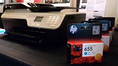 Tiskárna z řady HP Deskjet Ink Advantage s novými inkoustovými kazetami. Foto: BusinessIT.cz