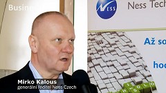 Výsledky své společnosti komentoval pro BusinessIT.cz Mirko Kalous, generální ředitel Ness Czech.