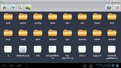 Správce souborů pro Android ES File Explorer.