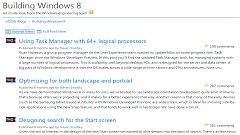 Výborným zdrojem podrobných informací o Windows 8 je blog Building Windows 8.