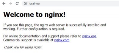 Nginx spuštěný v kontejneru je dostupný za pár sekund