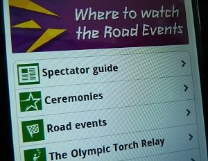 London 2012 Join In App - rozsáhlá aplikace o olympiádě zdarma ke stažení z Google Play.