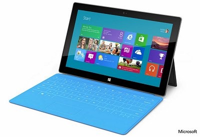 Tablet Microsoftu - Surface - tak, jak ho prezentuje na svém webu. Zdroj: Microsoft